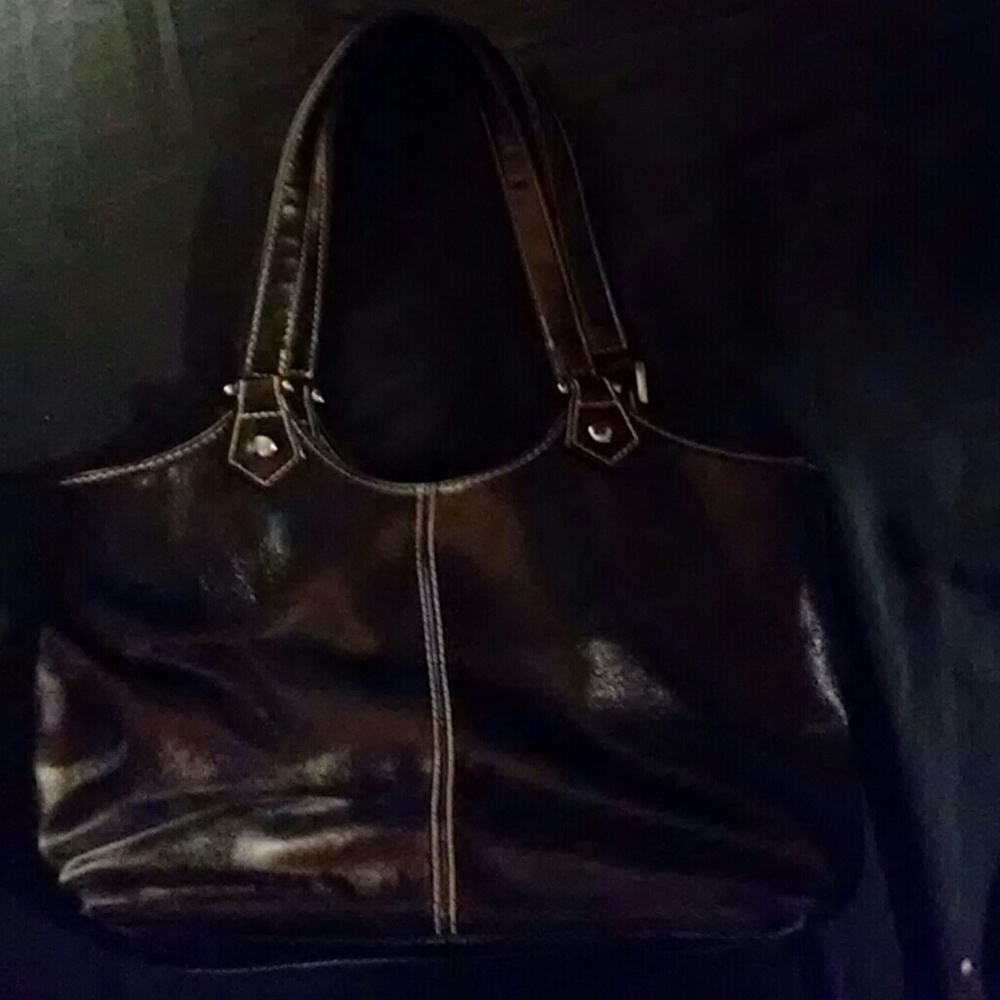 Small black handbag